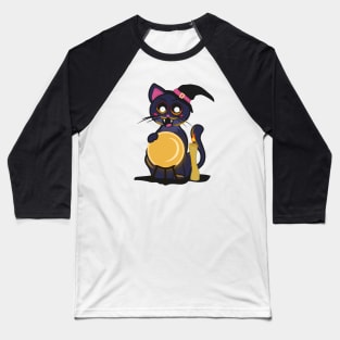 Cute fortune teller cat Baseball T-Shirt